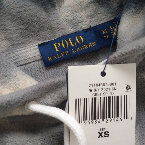 POLO Ralph Lauren NEW French Terry Tie-Dye Hoodie - Picture 5 of 7